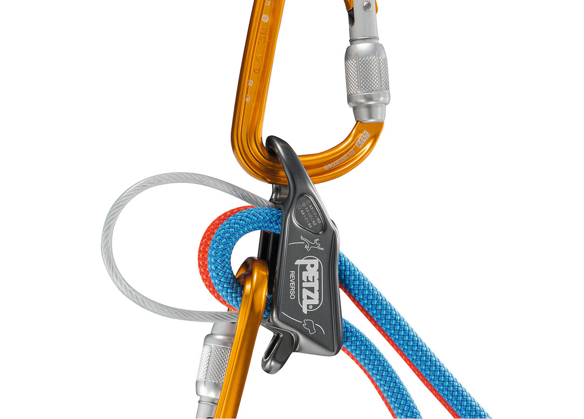 REVERSO®, Versatile, lightweight belay/rappel device, for use with