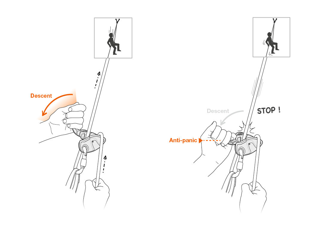 Asegurador GriGri - Petzl ESCALADA HARDWARE Aseguradores y Descensores