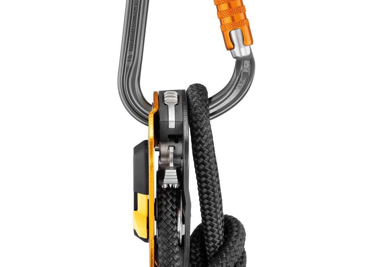 PETZL William screw-lock moschettone a ghiera arrampicata