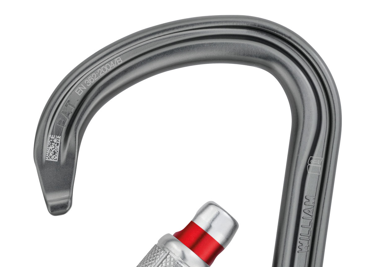 WILLIAM, Lightweight asymmetrical large-capacity carabiner
