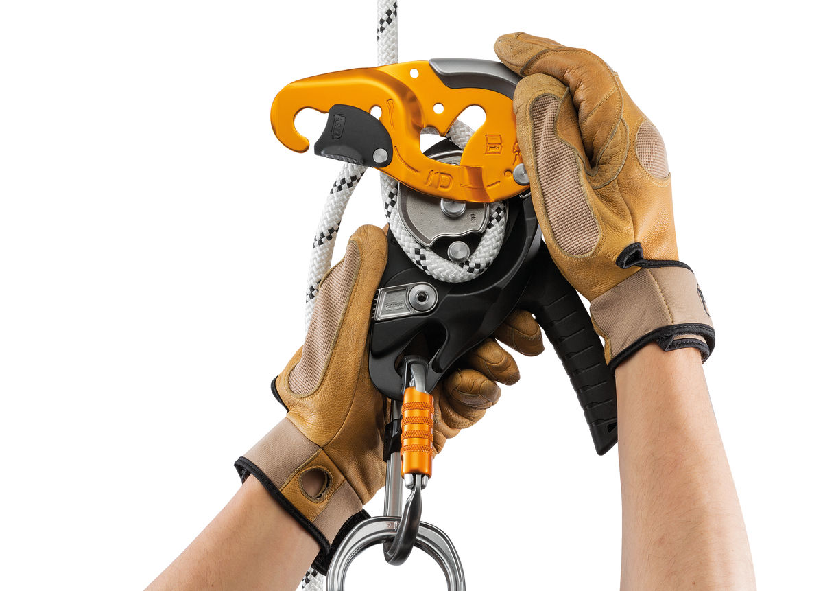 I'D® S, Self-braking descender with anti-panic function for work 