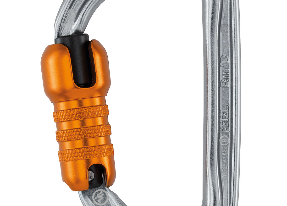 Moschettone William Triact-Lock di Petzl 