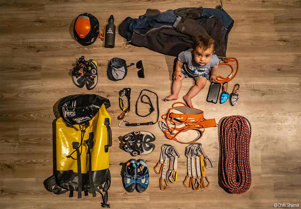 Climbing technology Click Up Kit + Belay Device Orange