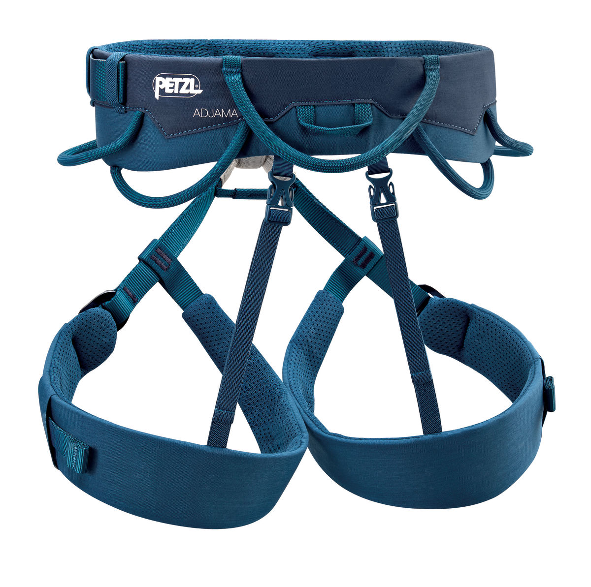 ADJAMA, Climbing and mountaineering harness with adjustable leg loops, for  single and multi-pitch climbing - Petzl USA