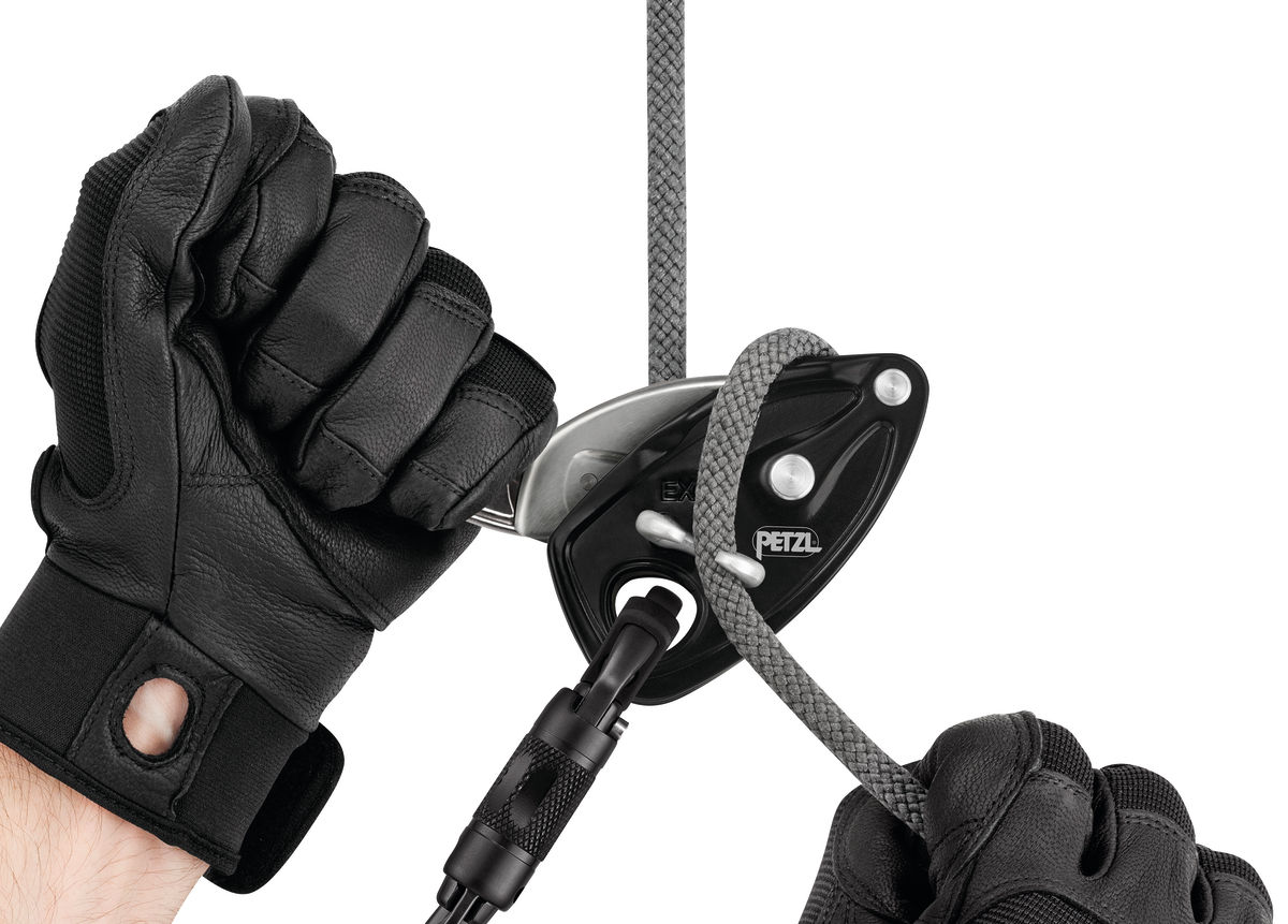 EXO® EASHOOK OPEN, Sistema di evacuazione individuale con moschettone  EASHOOK OPEN - Petzl Italia