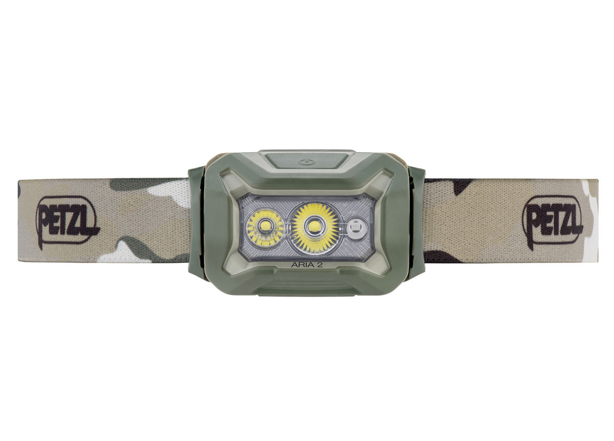 ARIA® 2 RGB, Waterproof, robust, and powerful headlamp with white, red,  green, and blue lighting, ideal for exploring nature at night. 450 lumens -  Petzl USA