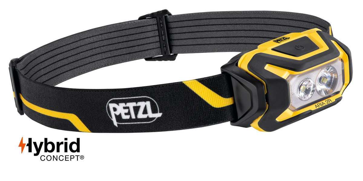 ARIA® 2R, Linterna frontal compacta, robusta y estanca, adecuada para la  visión de cerca y los desplazamientos. 600 lúmenes - Petzl Other