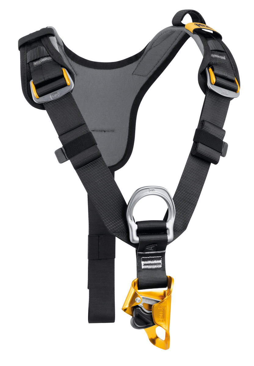 TOP CROLL® L, Chest harness for seat harness, with integrated