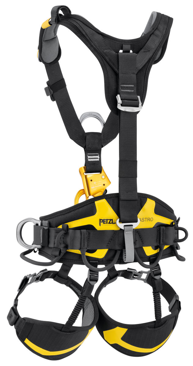TOP CROLL® L, Chest harness for seat harness, with integrated CROLL L  ventral rope clamp - Petzl USA