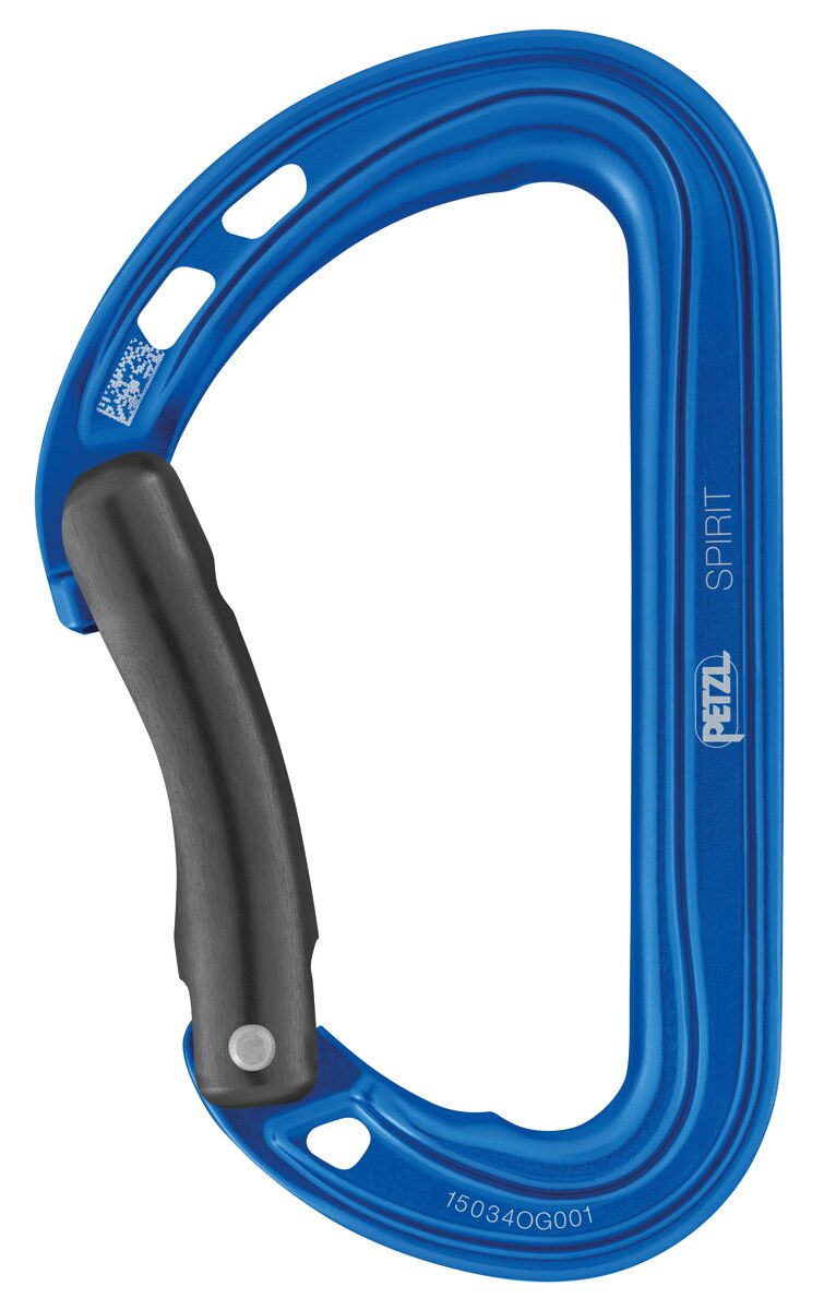 SPIRIT, Mosquetón ligero y polivalente para escalada deportiva - Petzl  España