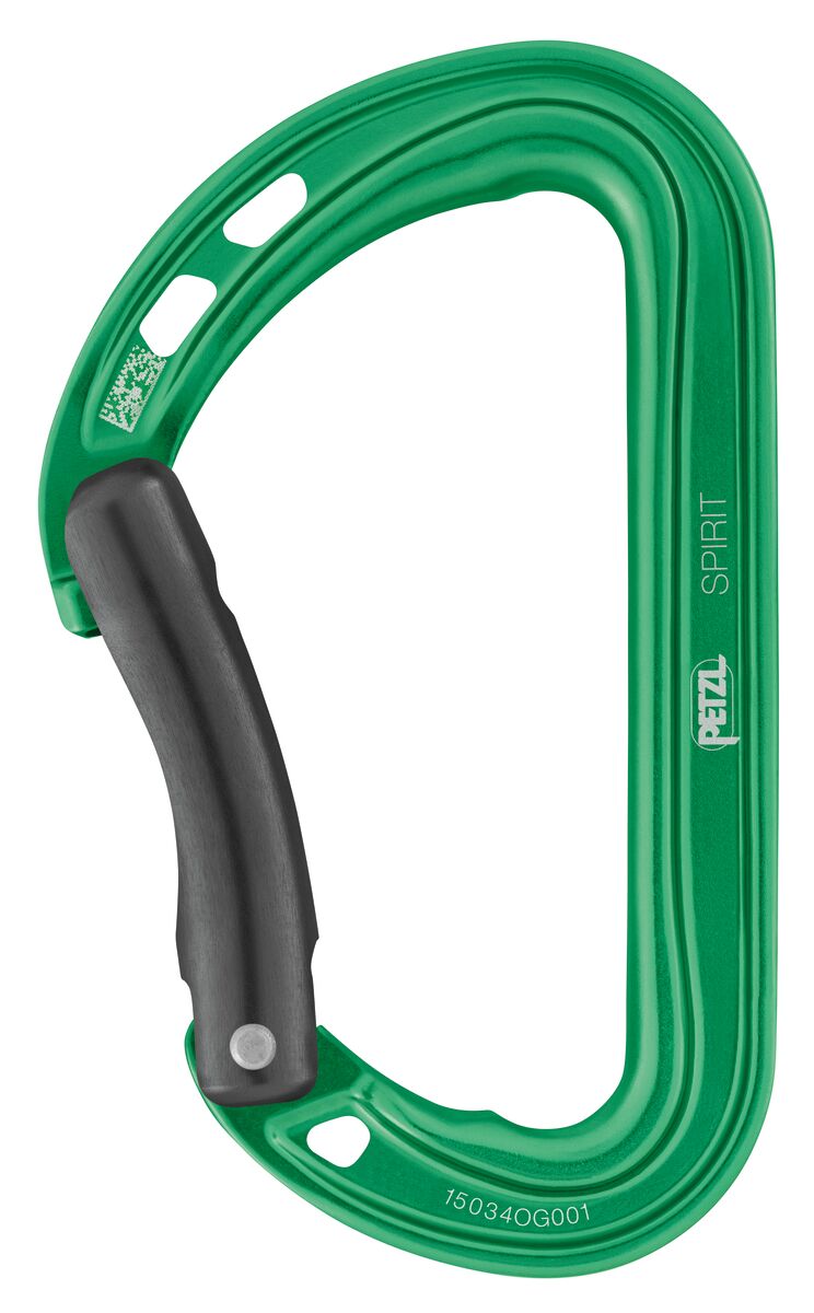 Spirit Curvo Petzl Naranja - Mosquetón Escalada - Las Abuelas de Sevil