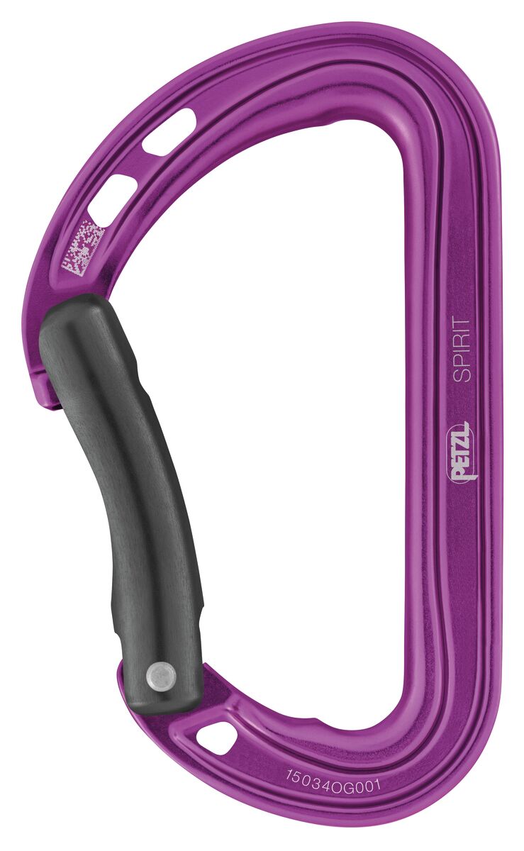 Spirit Curvo Petzl Naranja - Mosquetón Escalada - Las Abuelas de Sevil