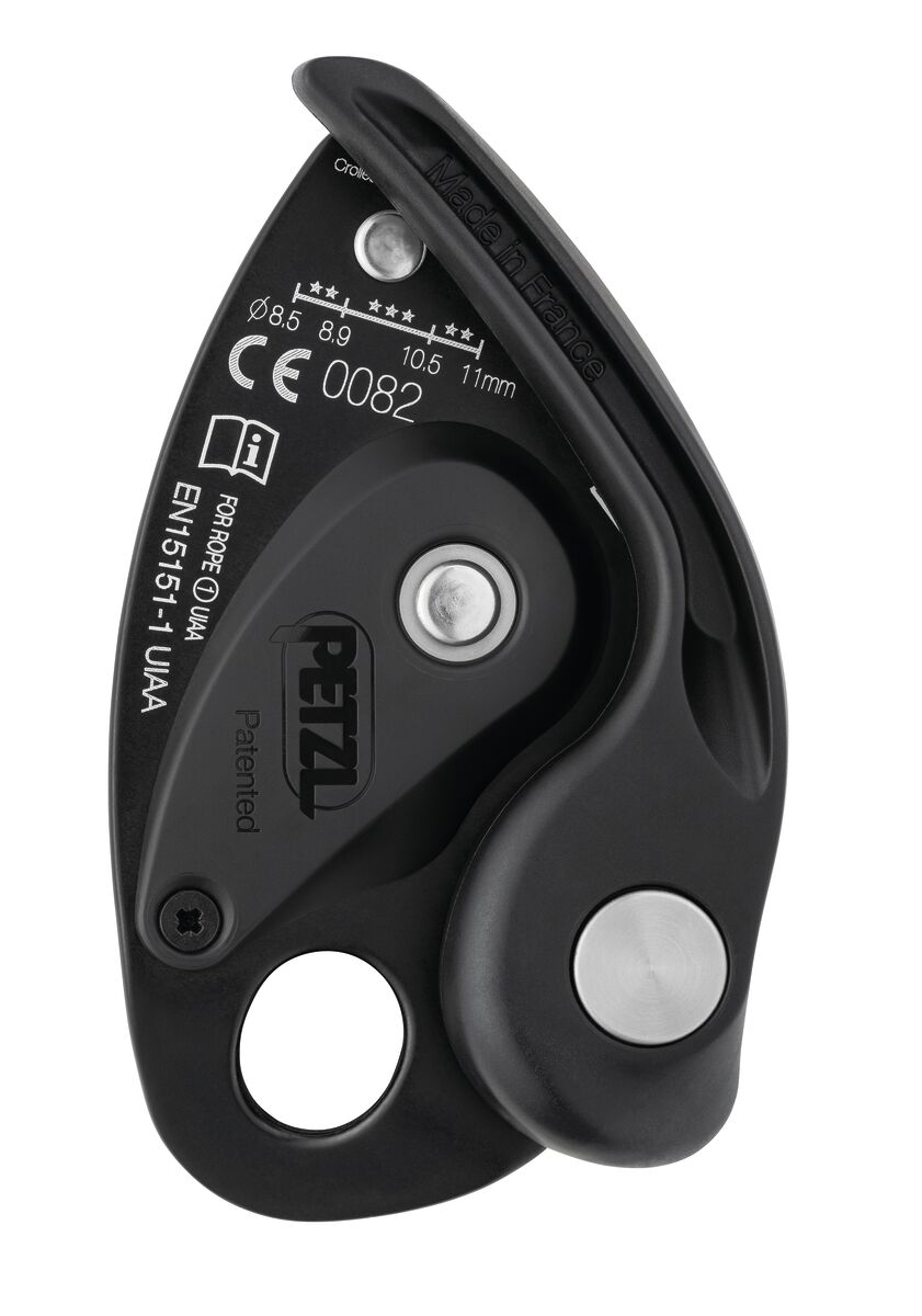 Grigri Plus+ climbing braking belay device