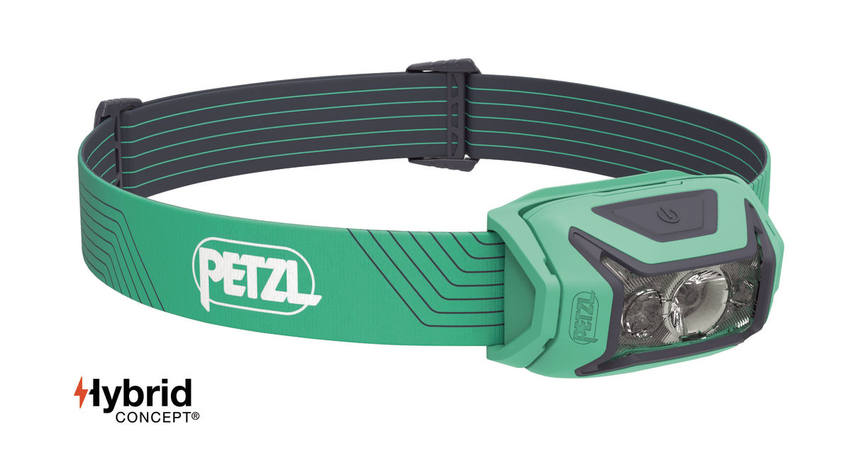 ACTIK®, Einfach zu bedienende, leistungsstarke Stirnlampe mit Rotlicht. 450  Lumen - Petzl Deutschland