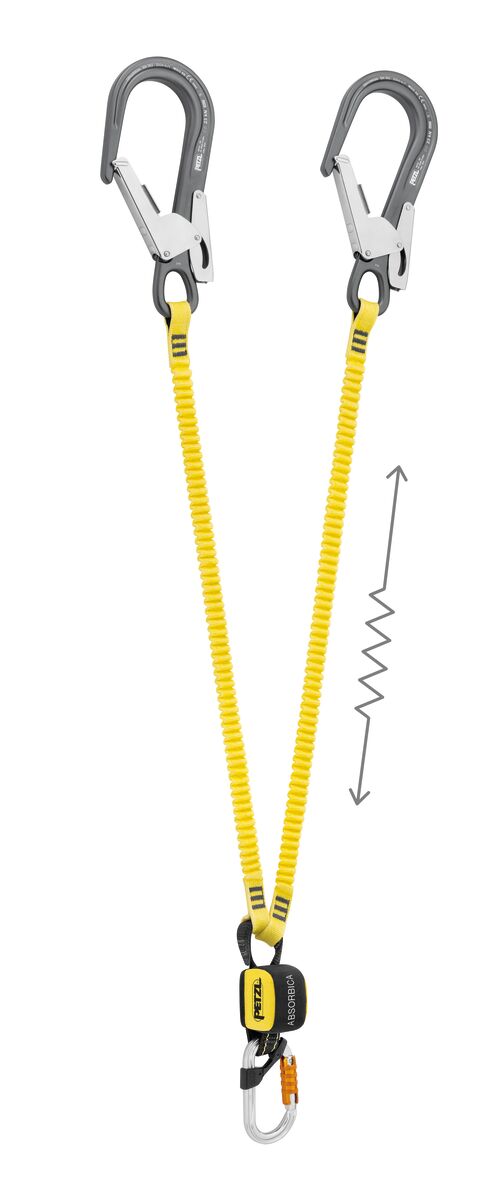 PETZL - PETZL MYO 3   2個セット　絶版 ABSORBICA®-Y MGO European Version, Double lanyard with