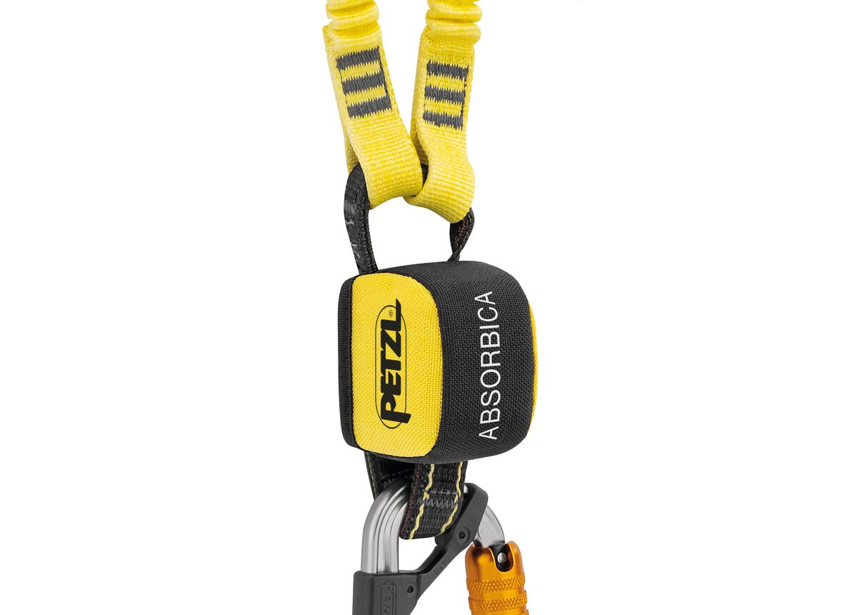 ABSORBICA®-Y TIE-BACK MGO, Double lanyard with integrated