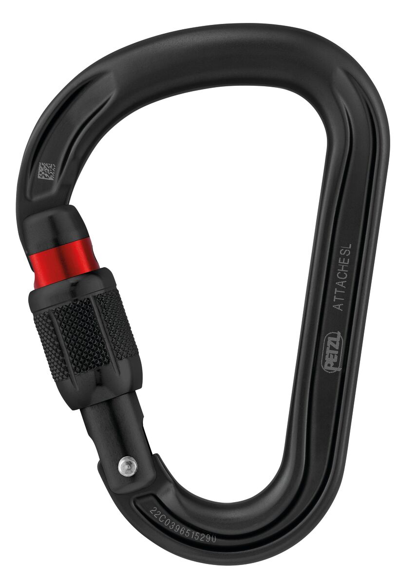 ATTACHE, Ultra-light pear-shaped carabiner with round-stock