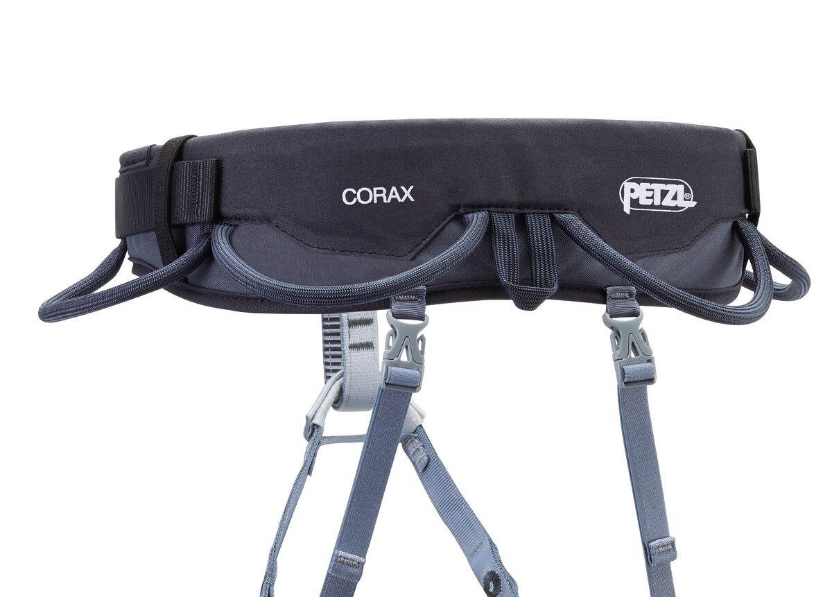 CORAX, Comfortable and fully adjustable harness for gym and outdoor  climbing - Petzl Belgique