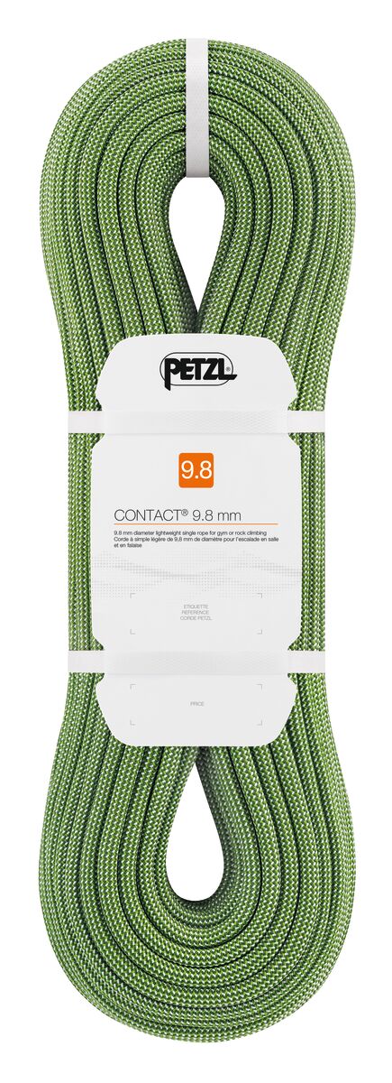 CONTACT® 9.8 mm, 9.8 mm diameter lightweight single rope for gym or rock  climbing - Petzl USA