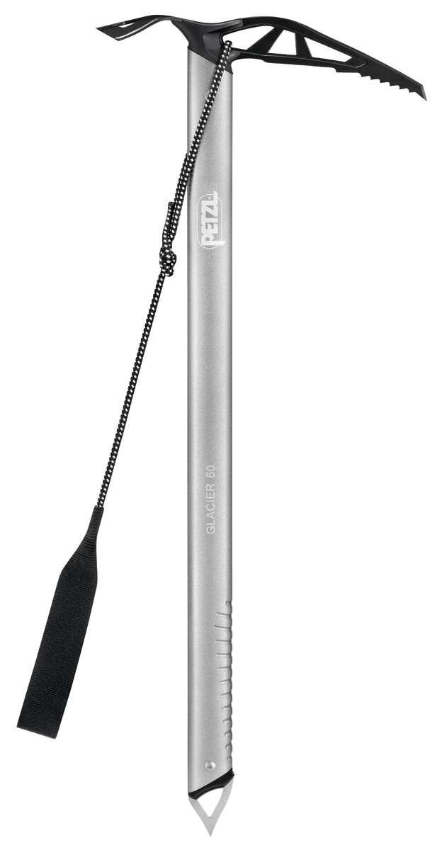 GLACIER LINKIN, Lightweight ice axe for glacier travel, with leash