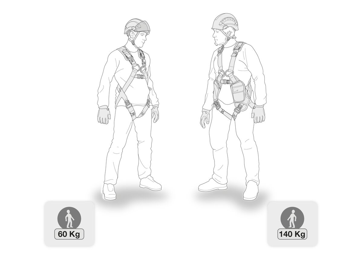 ABSORBICA®-Y 80, Double lanyard with integrated energy