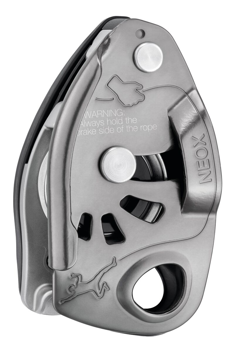NEOX®, Belay device with cam-assisted blocking, optimized