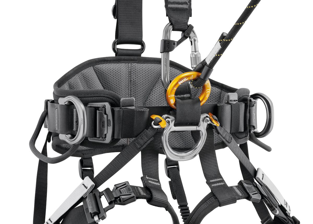 Harnais Petzl Astro BOD Fast – Version Européenne, Noir/jaune, Taille 83-120 Cm, Cuisses 50-65 Cm, Poids 1980 G, Pour Accès Difficile