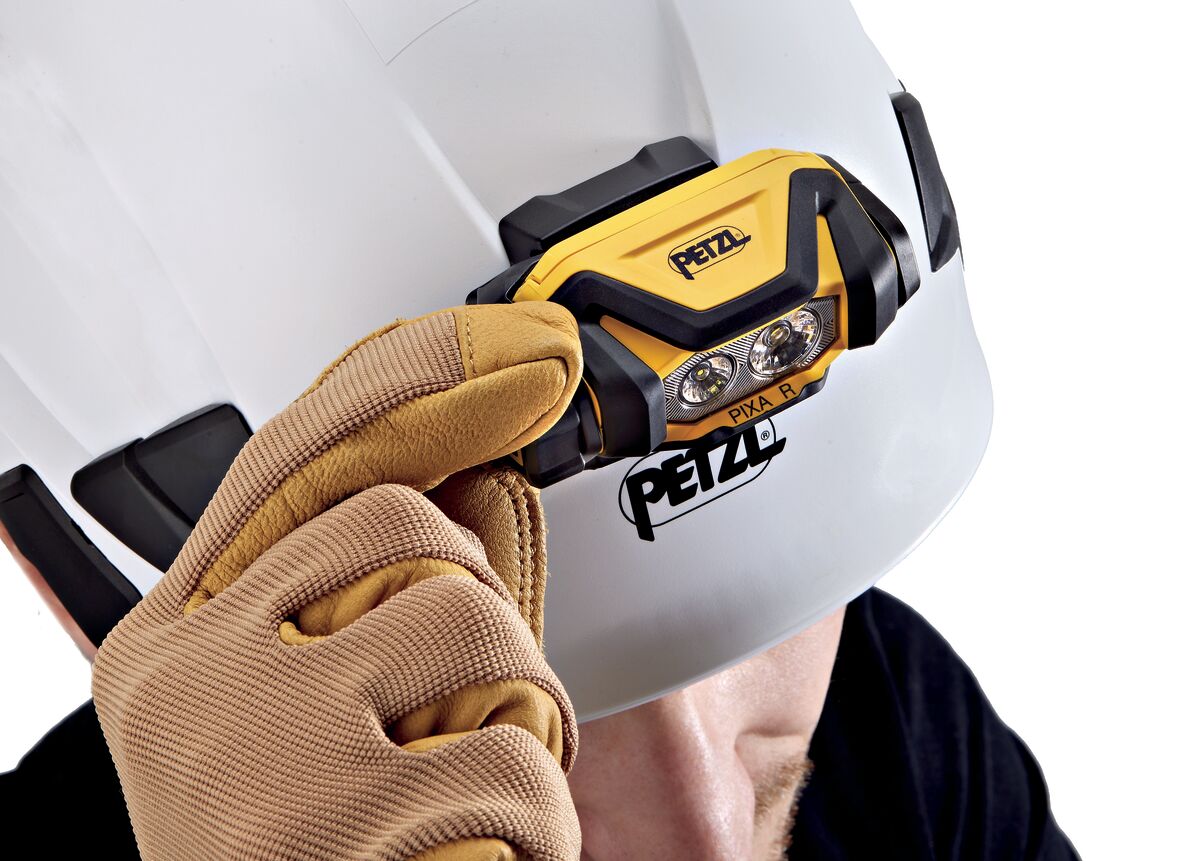 PIXA® R, Compact, durable, waterproof, and rechargeable headlamp