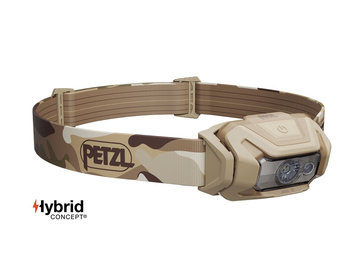 ARIA® 1R RGB, Waterproof and rechargeable headlamp with white, red