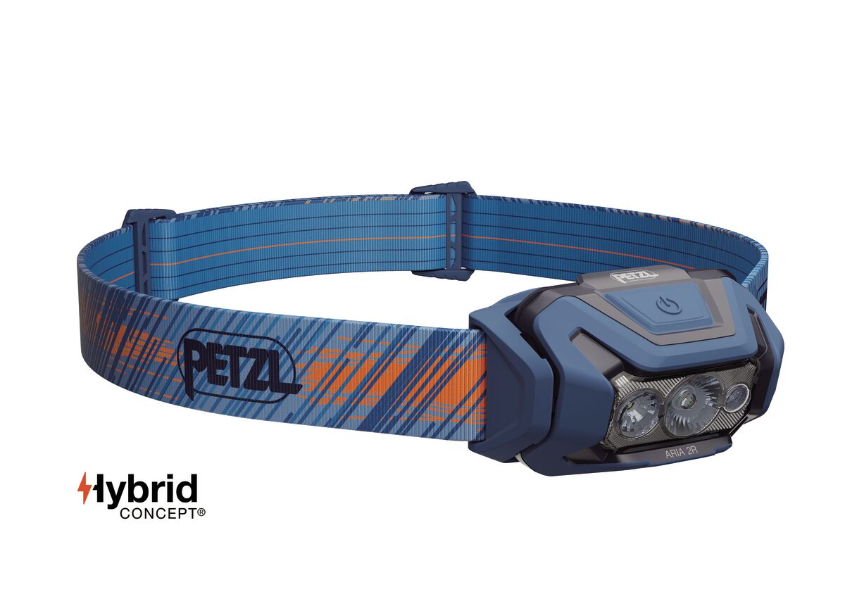ARIA® 2R RGB, Waterproof, rechargeable, and powerful headlamp with