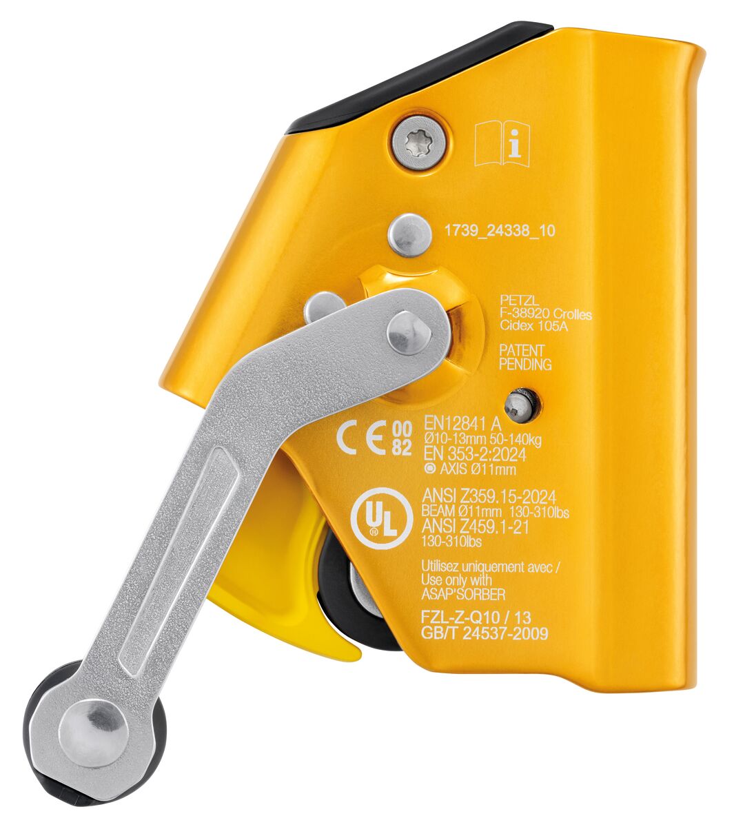 ASAP® LOCK, Drop-resistant mobile fall arrester for rope with LOCK