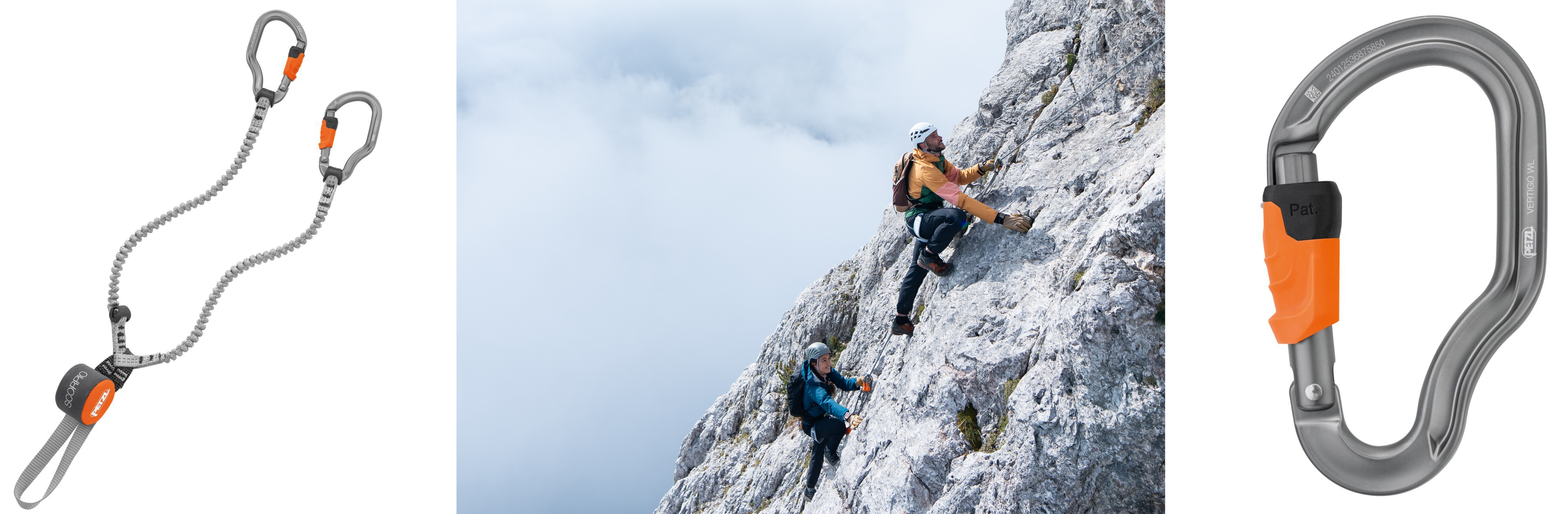 Petzl Kit Via Ferrata Eashook Pack D'escalade (set, Casque, Sangle