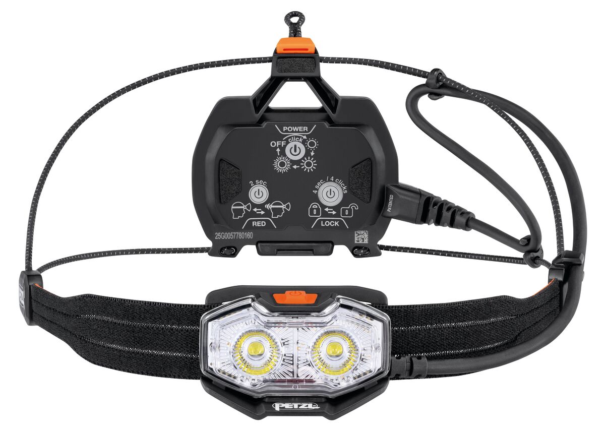 NAO® LT, Lightweight and rechargeable headlamp with rear red