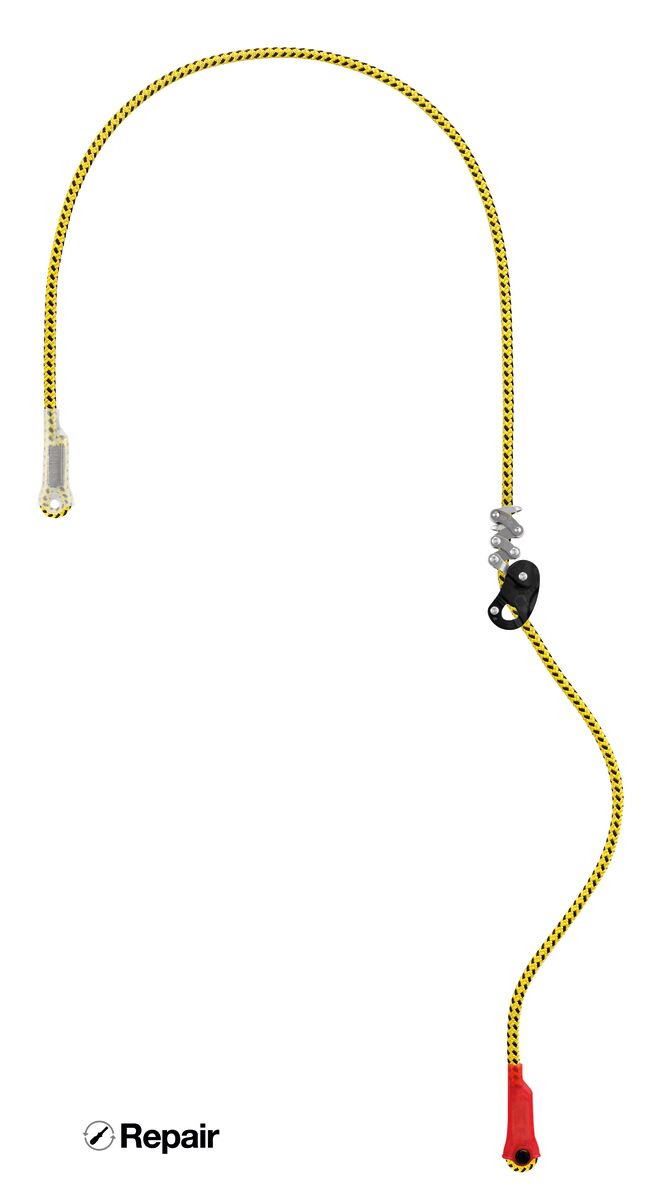 るんるん ZILLON, Adjustable work-positioning lanyard for tree care - Petzl