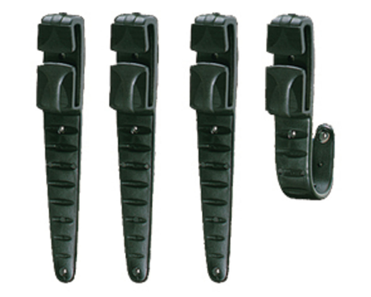 Lot De 10 Clips Pour Lampe Frontale Sur Casque – Antidérapants, Légers, En ABS, Largeur Sangle 30 Mm – Pour Chantier Et Sécurité