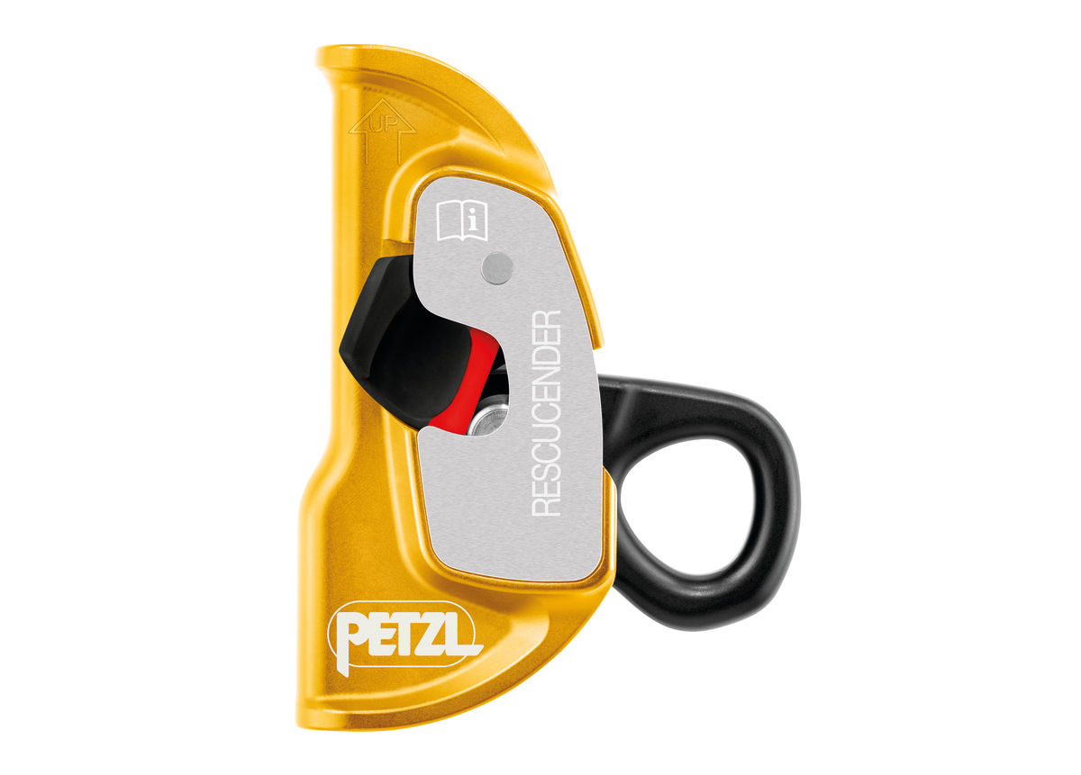 RESCUCENDER, Openable cam-loaded rope clamp - Petzl USA