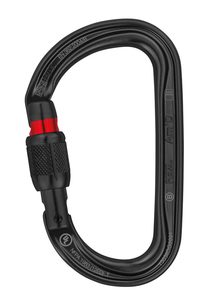 Petzl Am'D Twist Lock Mousquetons escalade : Snowleader