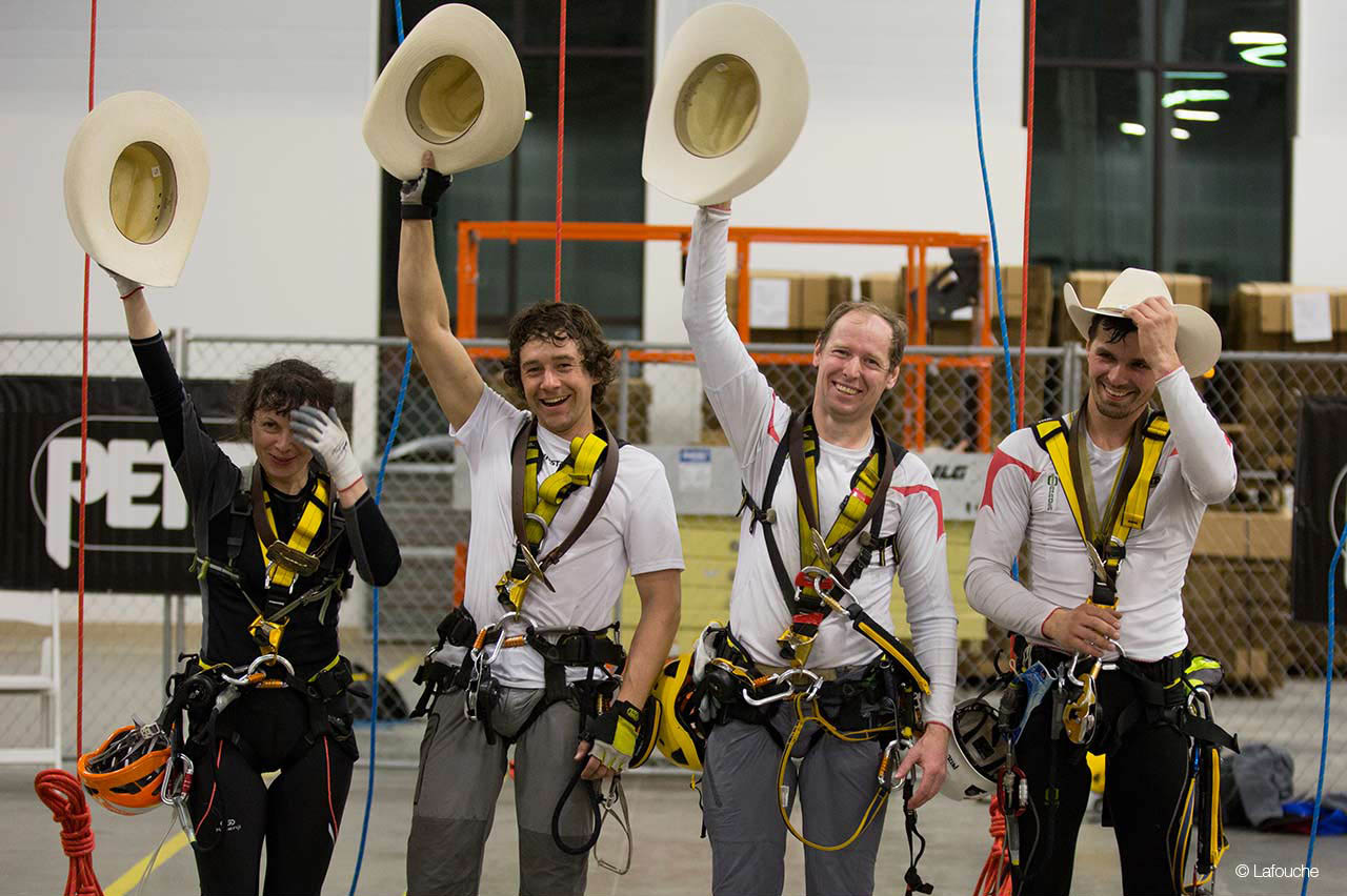 Agradecimento completo Equipe Spelaion - Campeã do Petzl RopeTrip