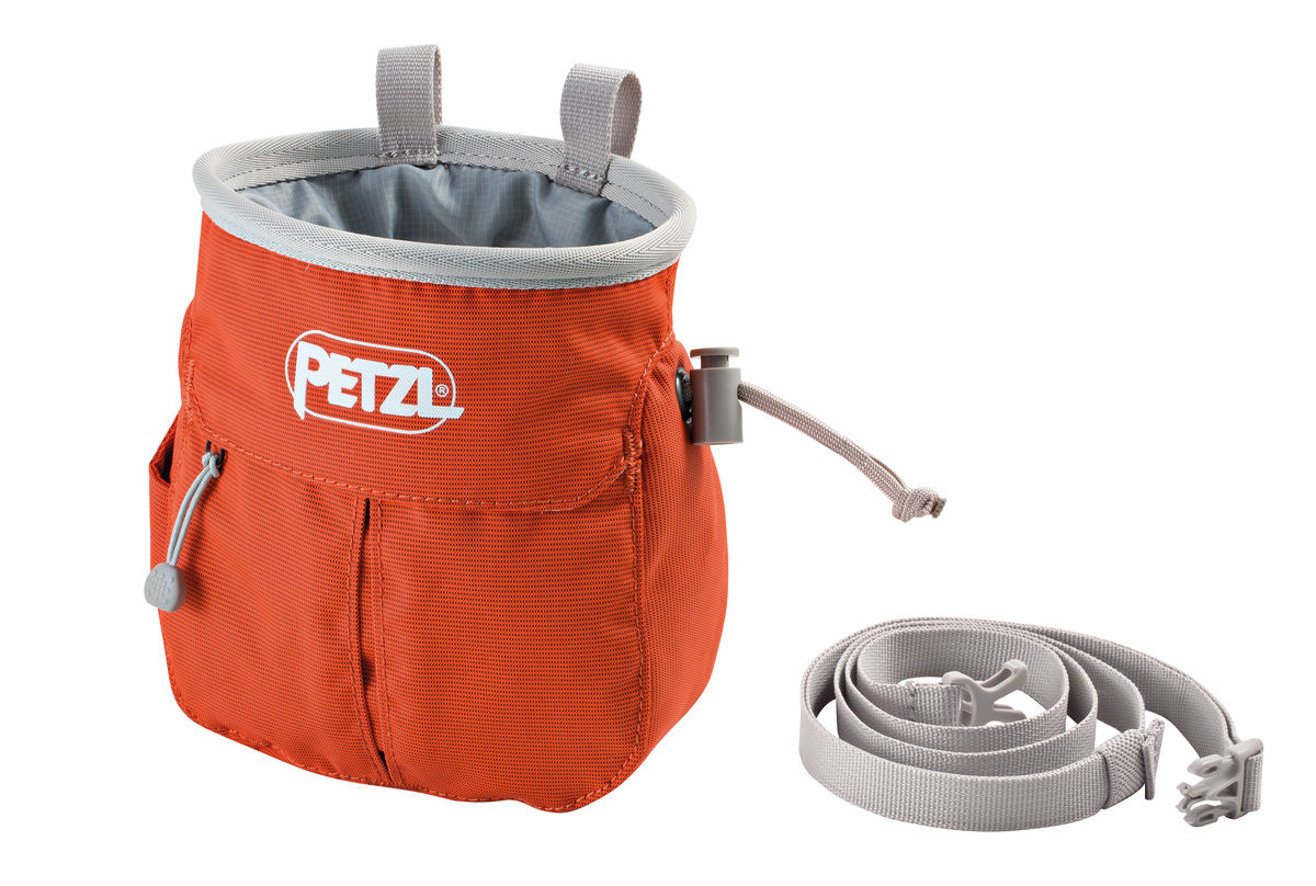 SAKAPOCHE, Sac à magnésie ergonomique avec poche - Petzl France