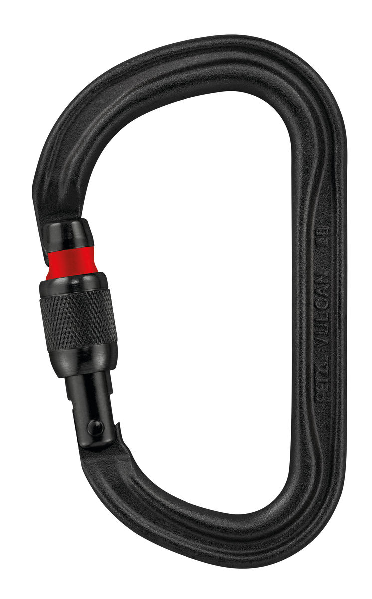 VULCAN, High-strength asymmetrical carabiner with large capacity 