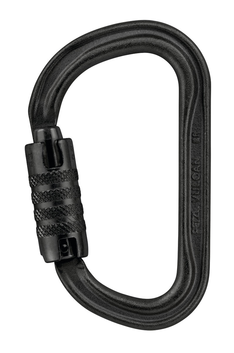 VULCAN, High-strength asymmetrical carabiner with large capacity 